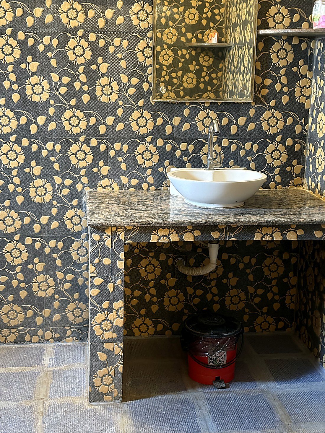 Attached bathroom with sink
