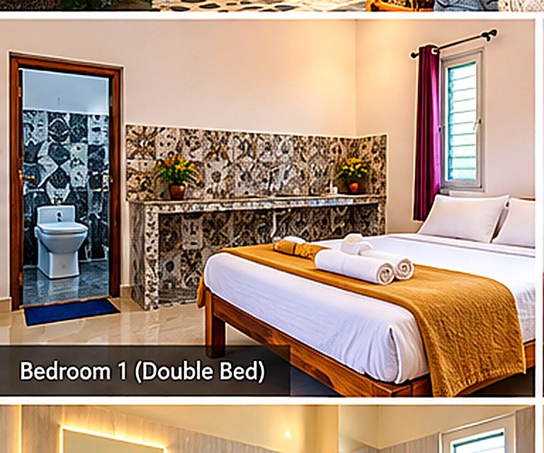Bedroom with double bed