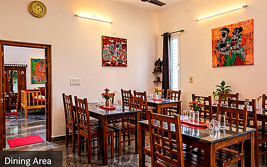 Art Le Stay dining area