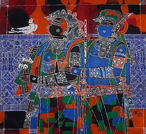 Twin Figures by G Raman, 2009